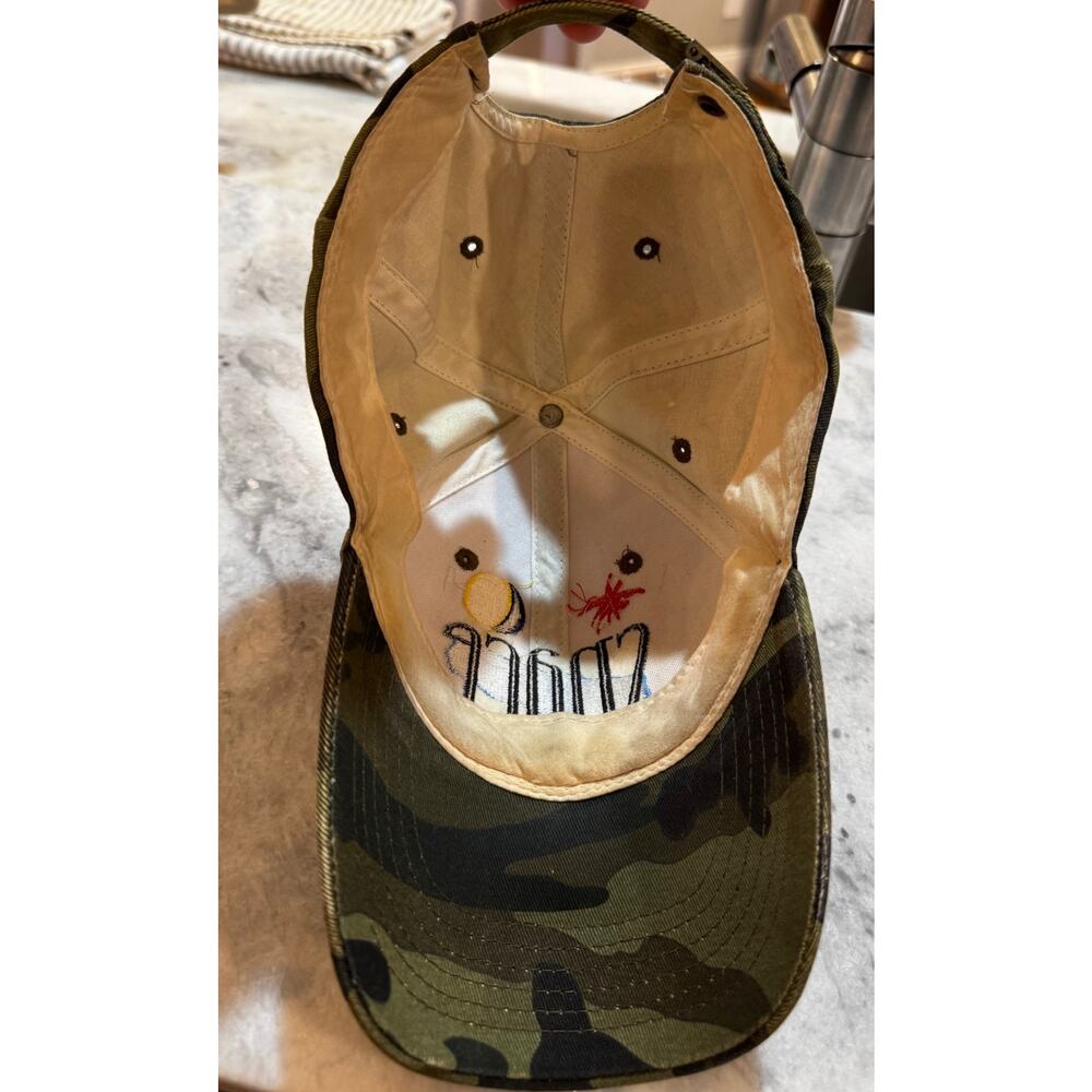 Vintage Space Ibiza Club Camo Hat Y2K Rave Culture Collector Piece 2000s - Picture 7 of 9